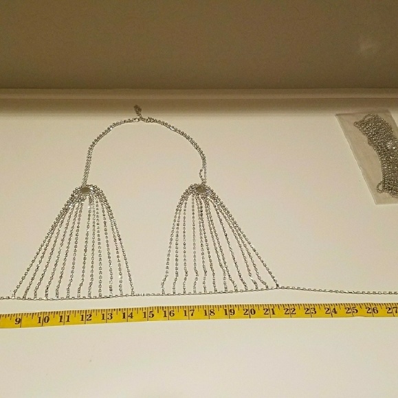 🔥HOT SET🔥   💕FABULOUS Fashion Chain Bra Set - Picture 4 of 5